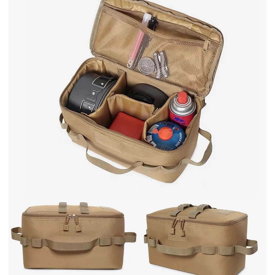 Camping Cooking Utensil Set - Bolsa de Almacenamiento para Tanque de