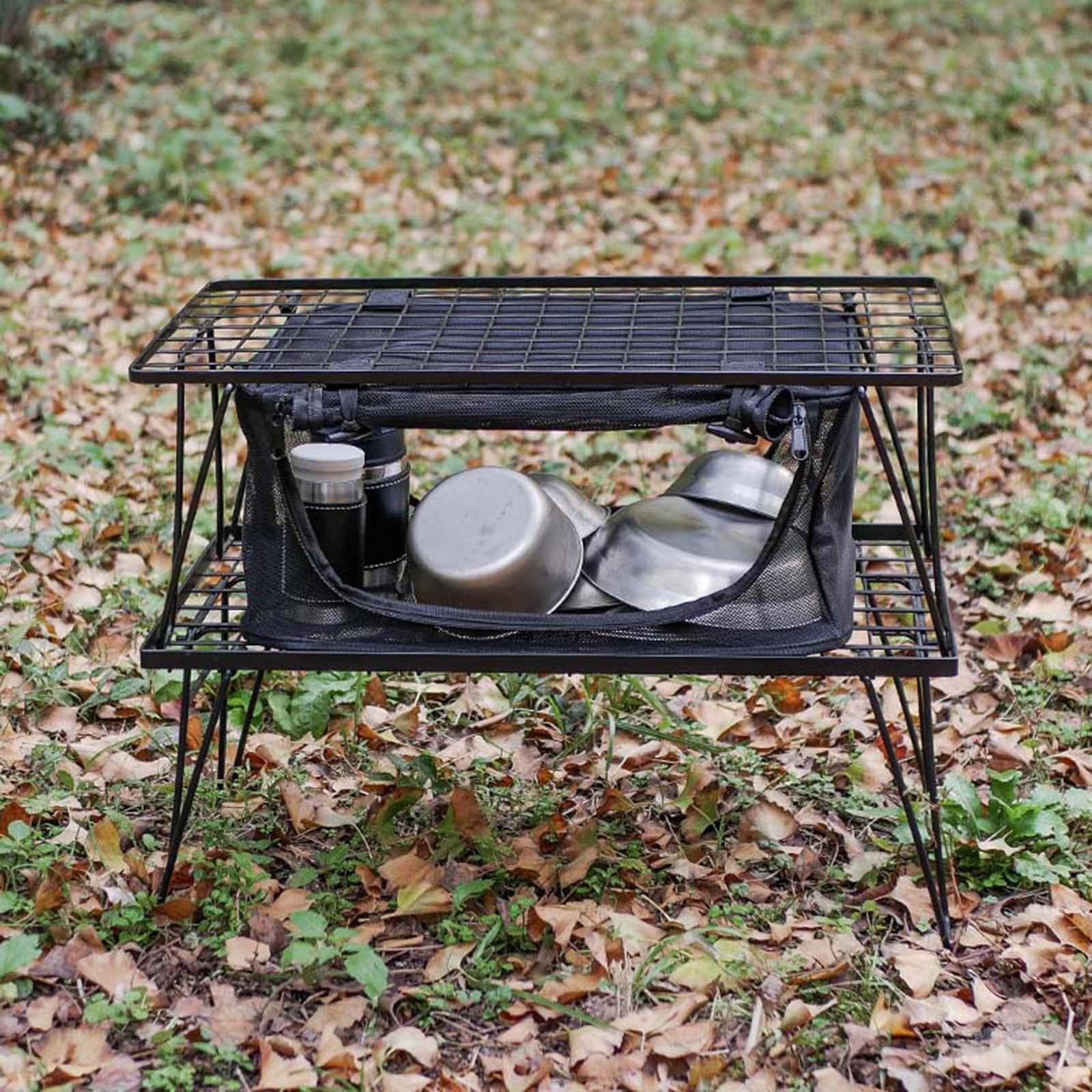 Camping Cooking Utensils Storage - Bolsa de almacenamiento para vajilla, estuche