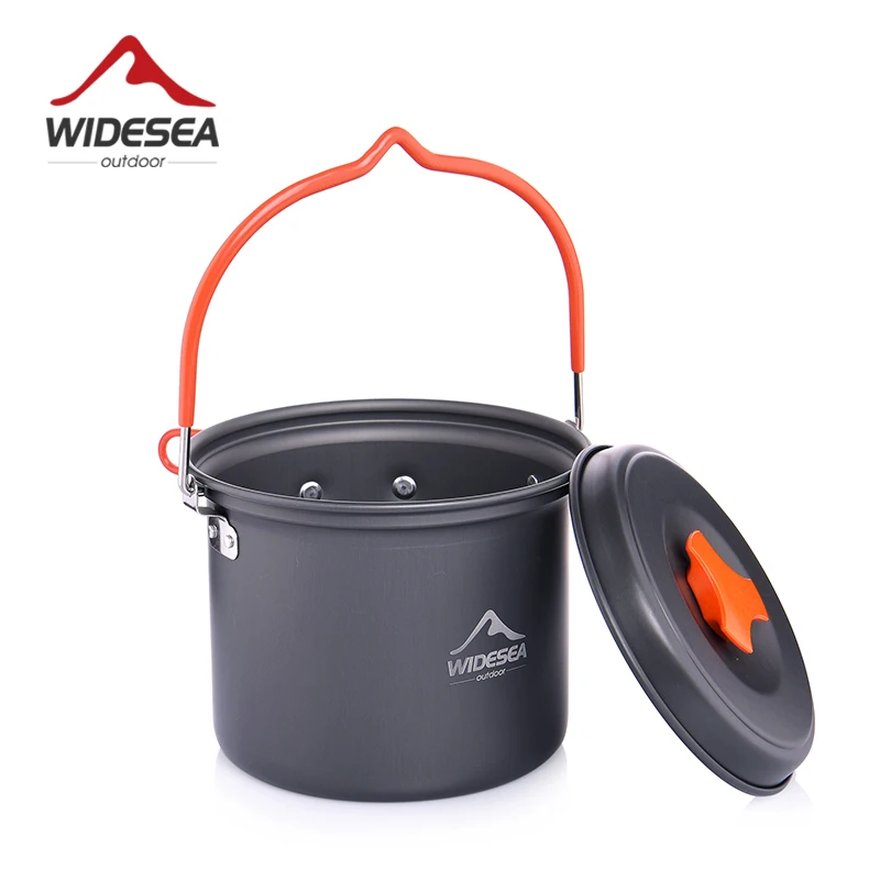 Camping Hanging Cooking Pot - Widesea, suministros para acampar, olla colgante