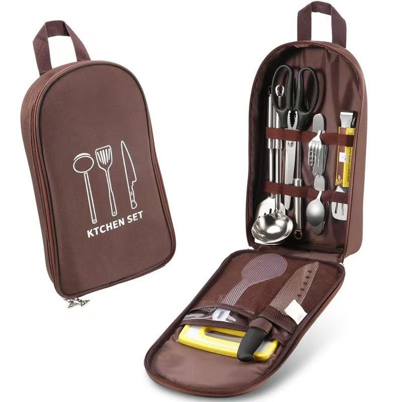 Camping Cooking Utensils Storage - Bolsa organizadora de utensilios para acampar,