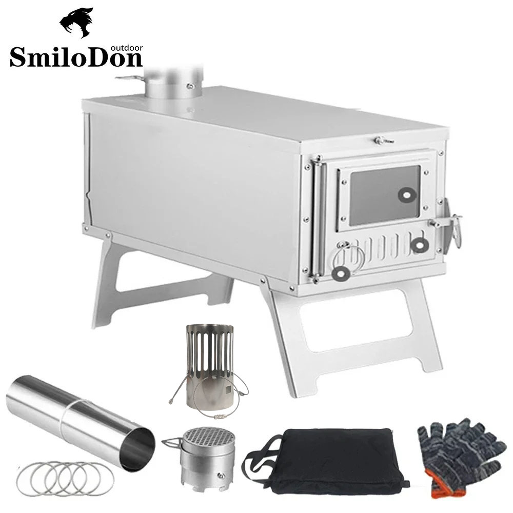 Campfire Cooking In Another World - Smilodon-estufa de tienda plegable, quemador de