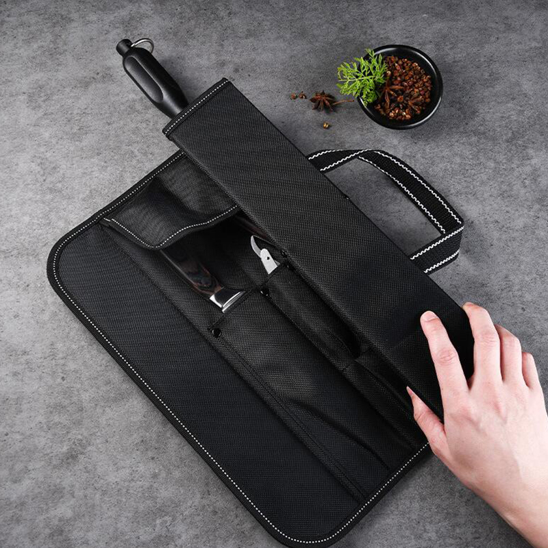 Camping Cooking Roll - Bolsa Enrollable para Cuchillos de Tela