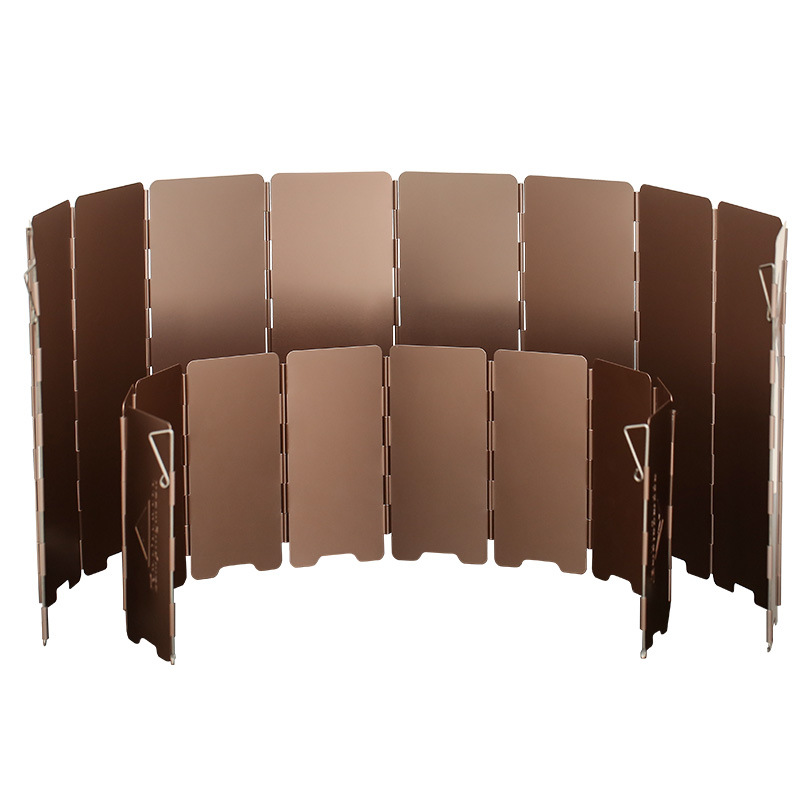 Camping Cooking Disc - 10 placas de color bronce plegable