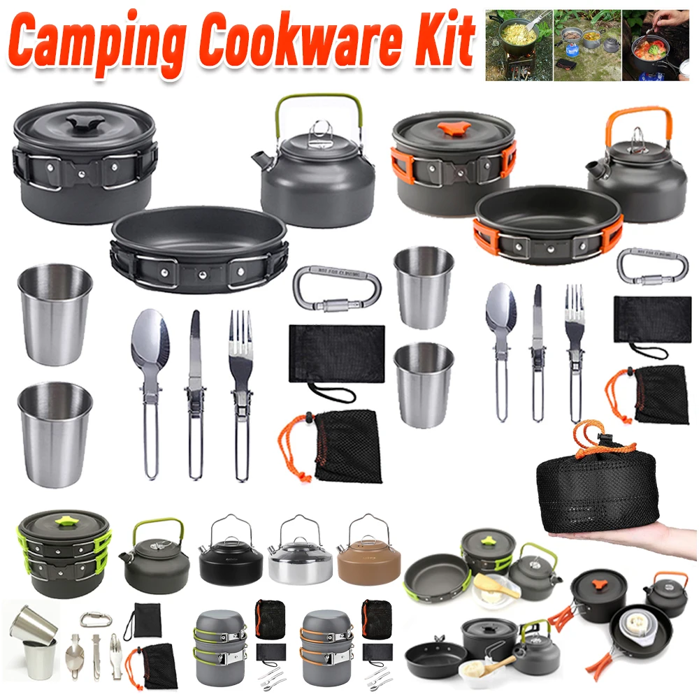 Camping Cooking Utensil Set - Kit de utensilios de cocina para