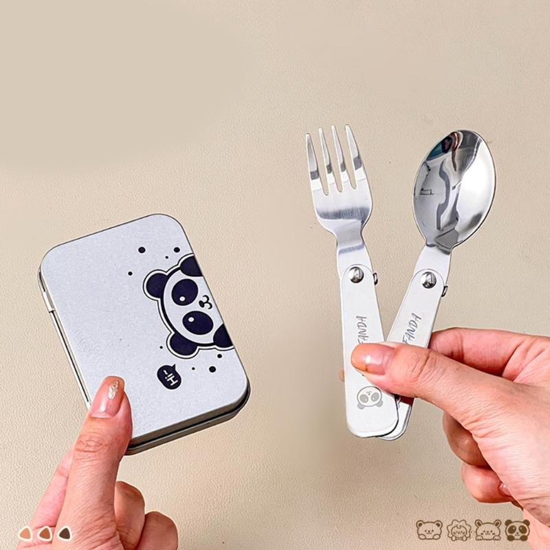 Juego cubiertos plegables para - Camping Cooking Utensils Storage reseña y precio