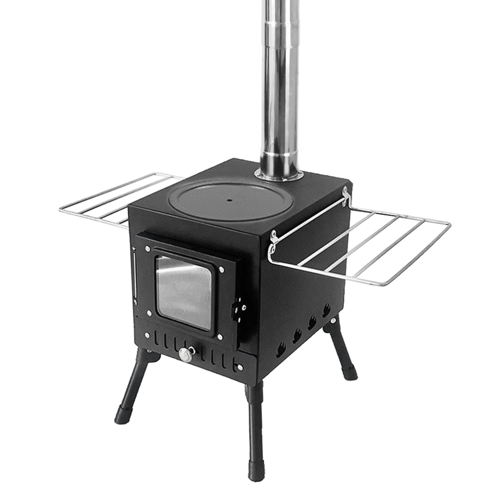 Tomshoo-estufa de leña para ac - Campfire Cooking In Another World reseña y precio