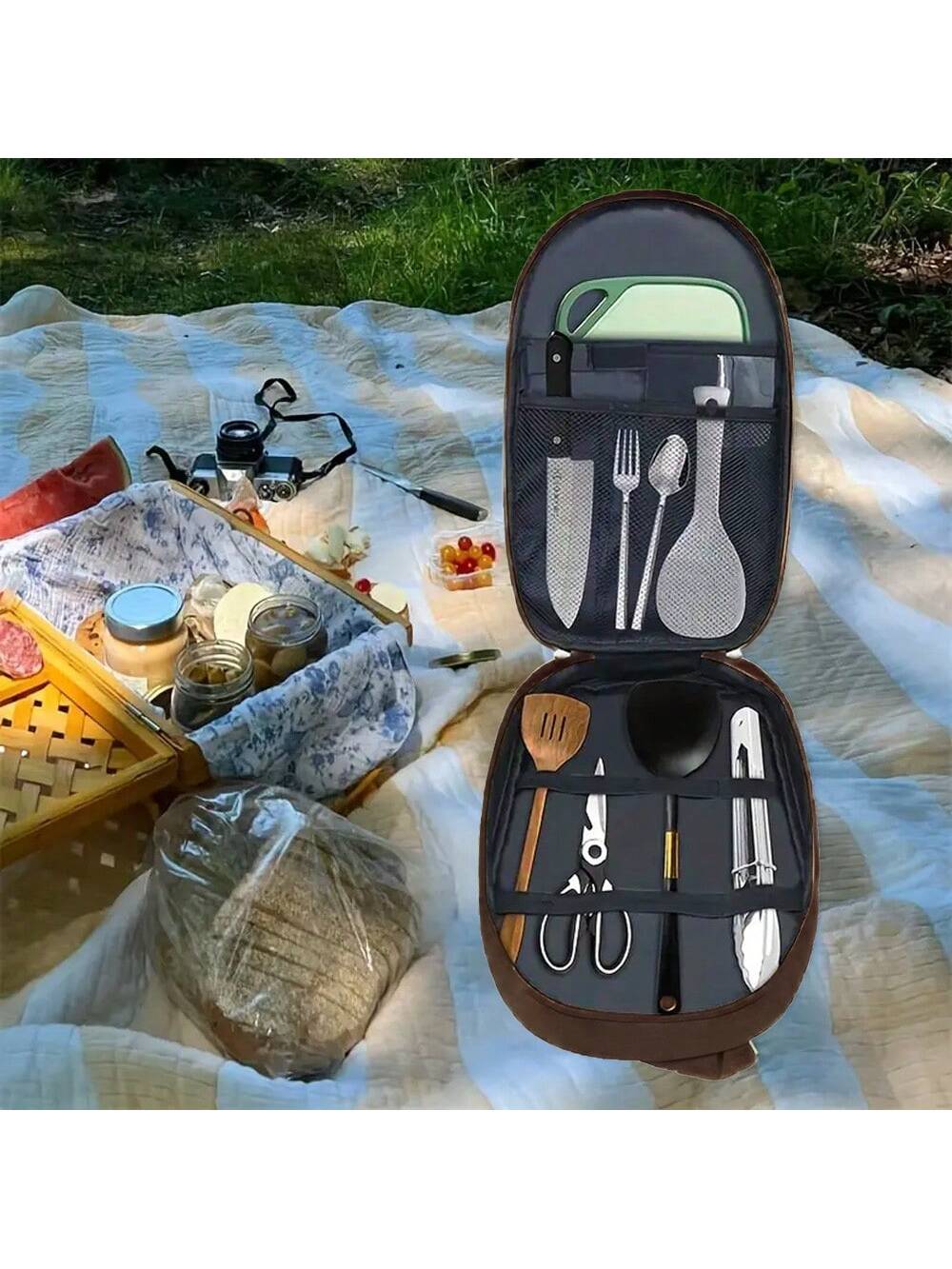 Bolsa de almacenamiento de ute - Camping Cooking Utensils Storage reseña y precio
