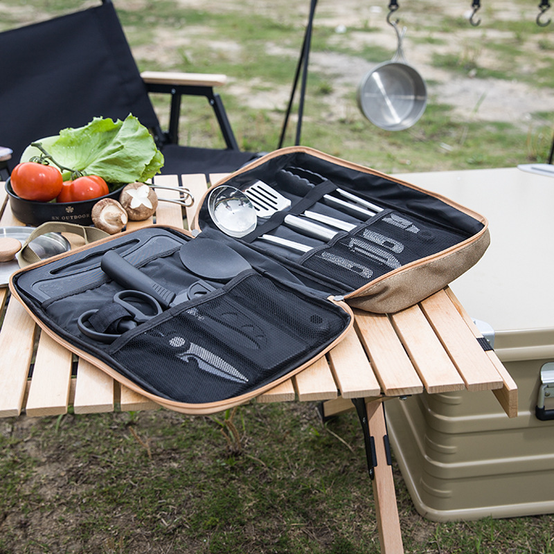 Juego de Utensilios de Cocina  - Camping Cooking Utensils Storage reseña y precio