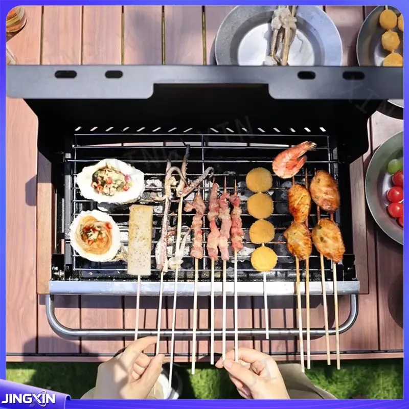 Parrilla de Carbón Plegable Li - Camping Cooking Requirements reseña y precio