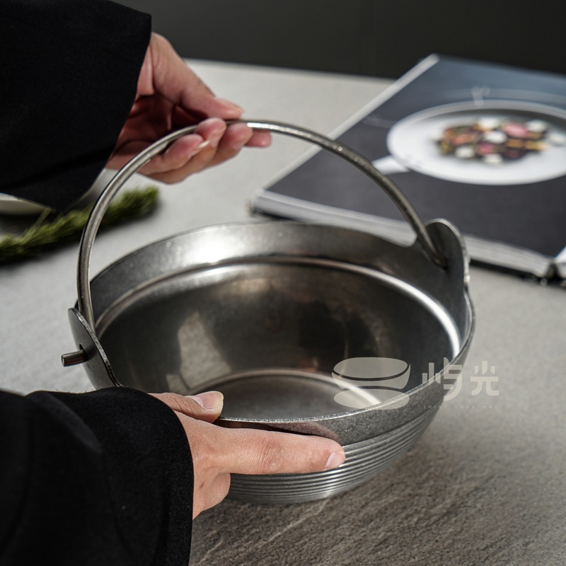 Olla de cocina pequeña de acer - Camping Hanging Cooking Pot reseña y precio