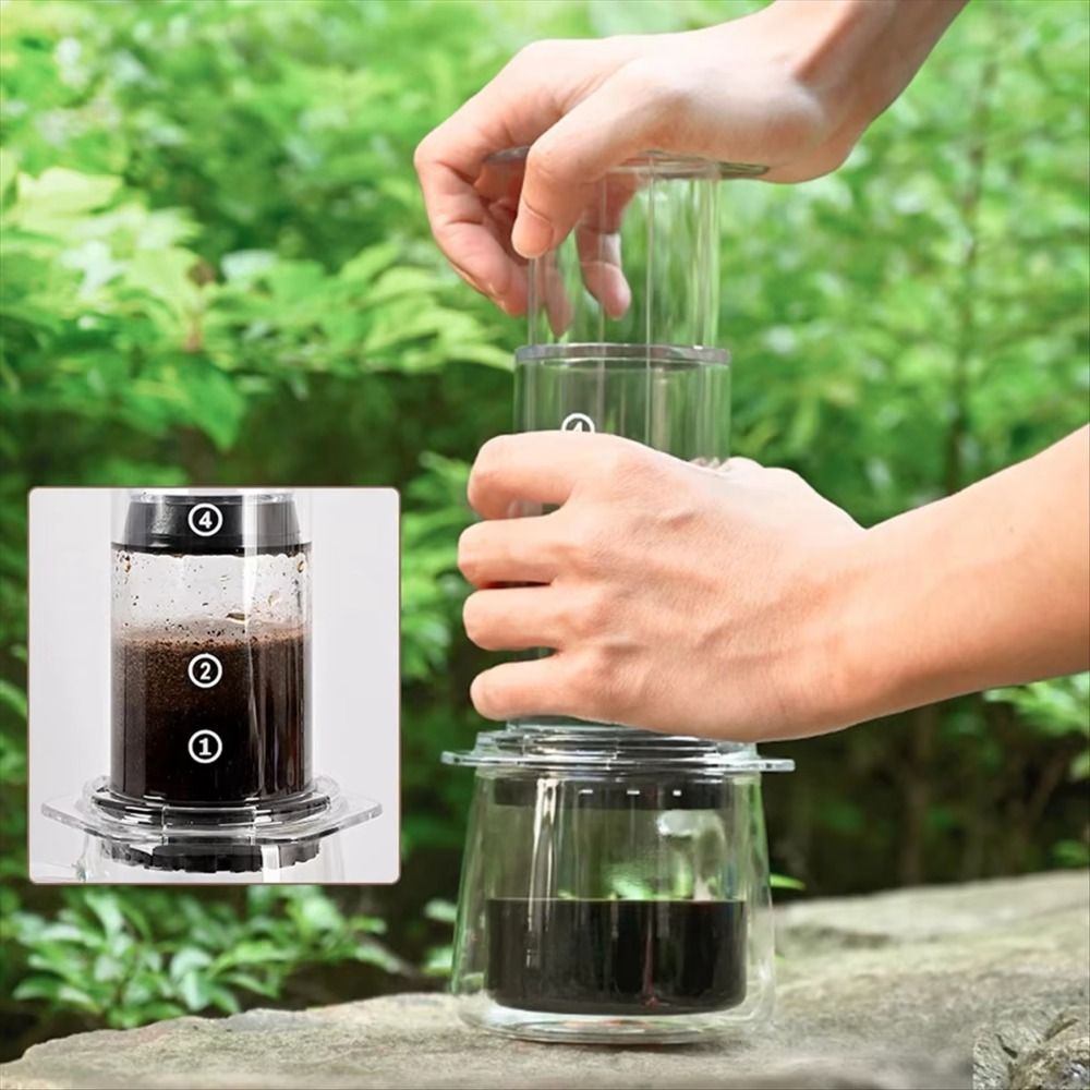 Cafetera Portátil Estilo Franc - Camping Cooking Can reseña y precio