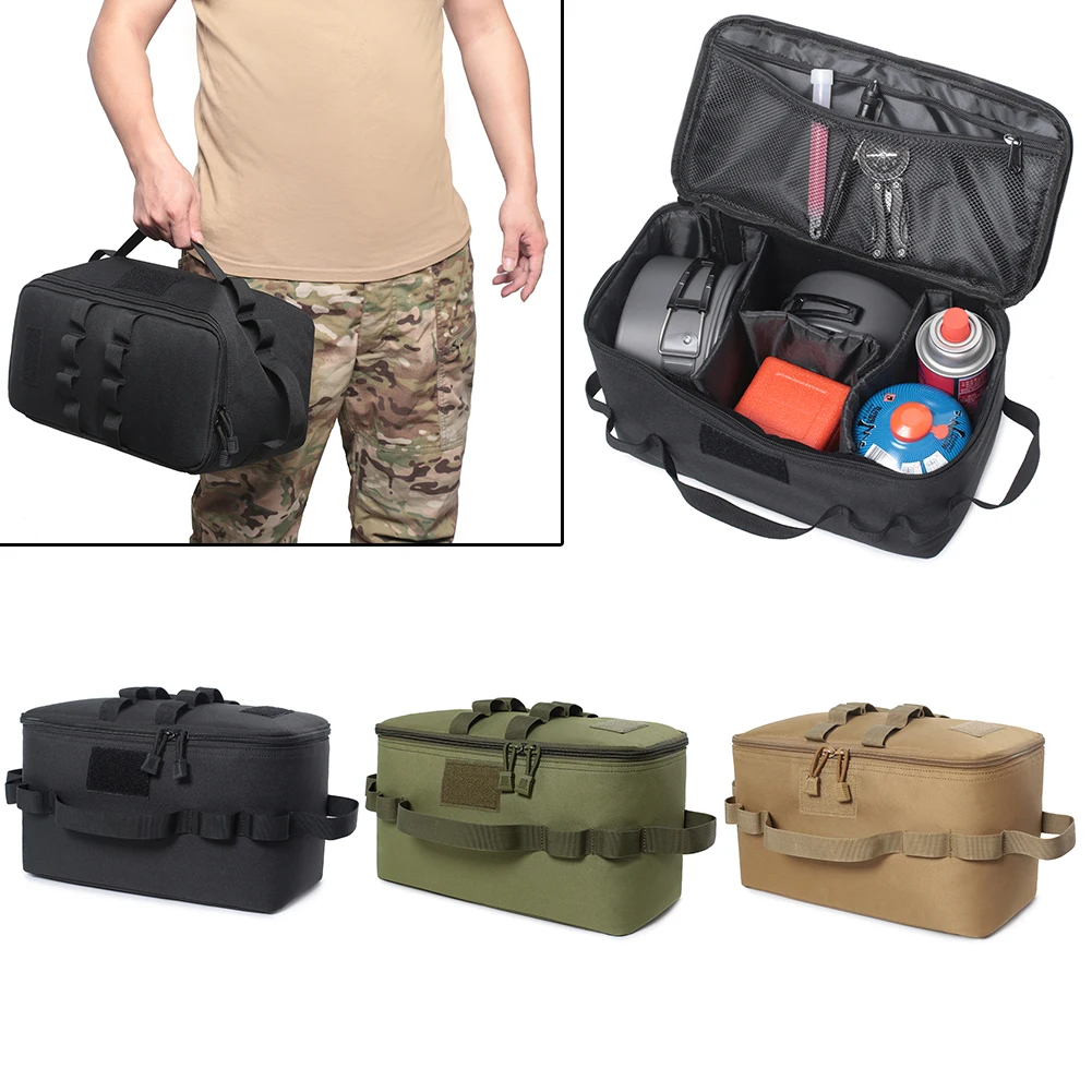 Bolsa táctica, bolsa de almace - Camping Cooking Utensils Storage reseña y precio