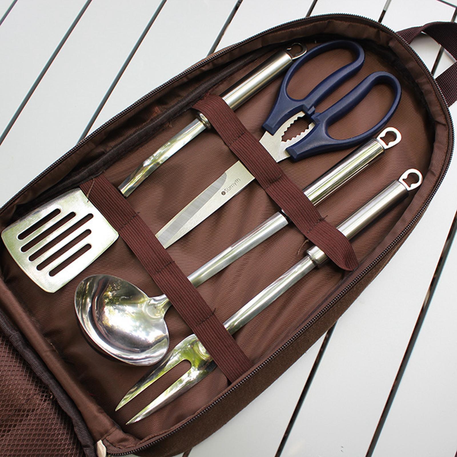 Juego de utensilios de cocina  - Camping Cooking Utensils Storage reseña y precio