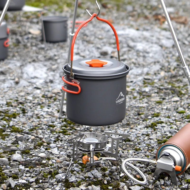 Widesea, suministros para acam - Camping Hanging Cooking Pot reseña y precio