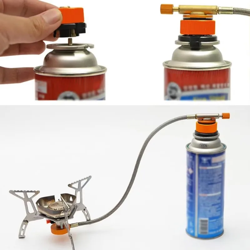Adaptador de recipiente de but - Camping Cooking Butane reseña y precio