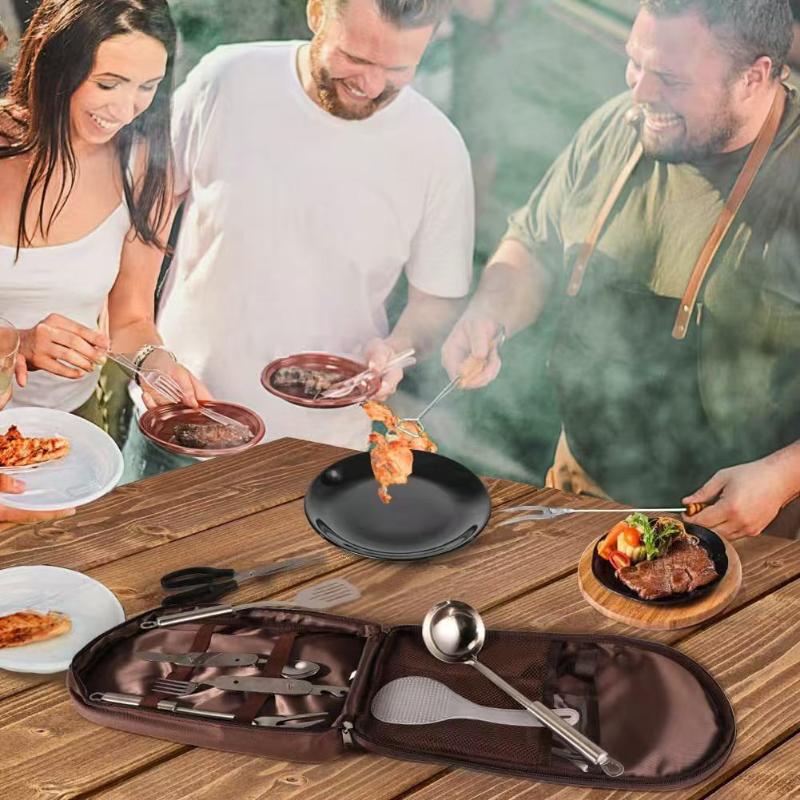 Bolsa organizadora de utensili - Camping Cooking Utensils Storage reseña y precio