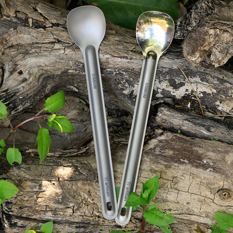 Tiartisan-cubiertos de titanio - Camping Cooking And Cutlery Set reseña y precio