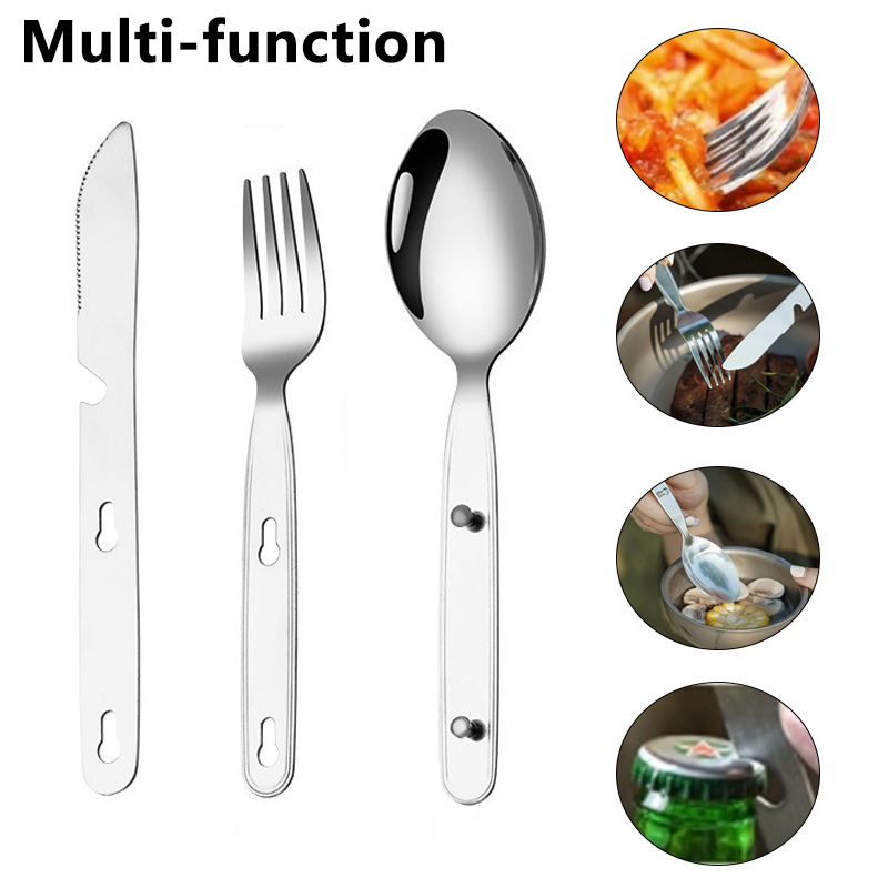 Juego de 3 piezas de cuchara,  - Camping Cooking Utensil Set reseña y precio