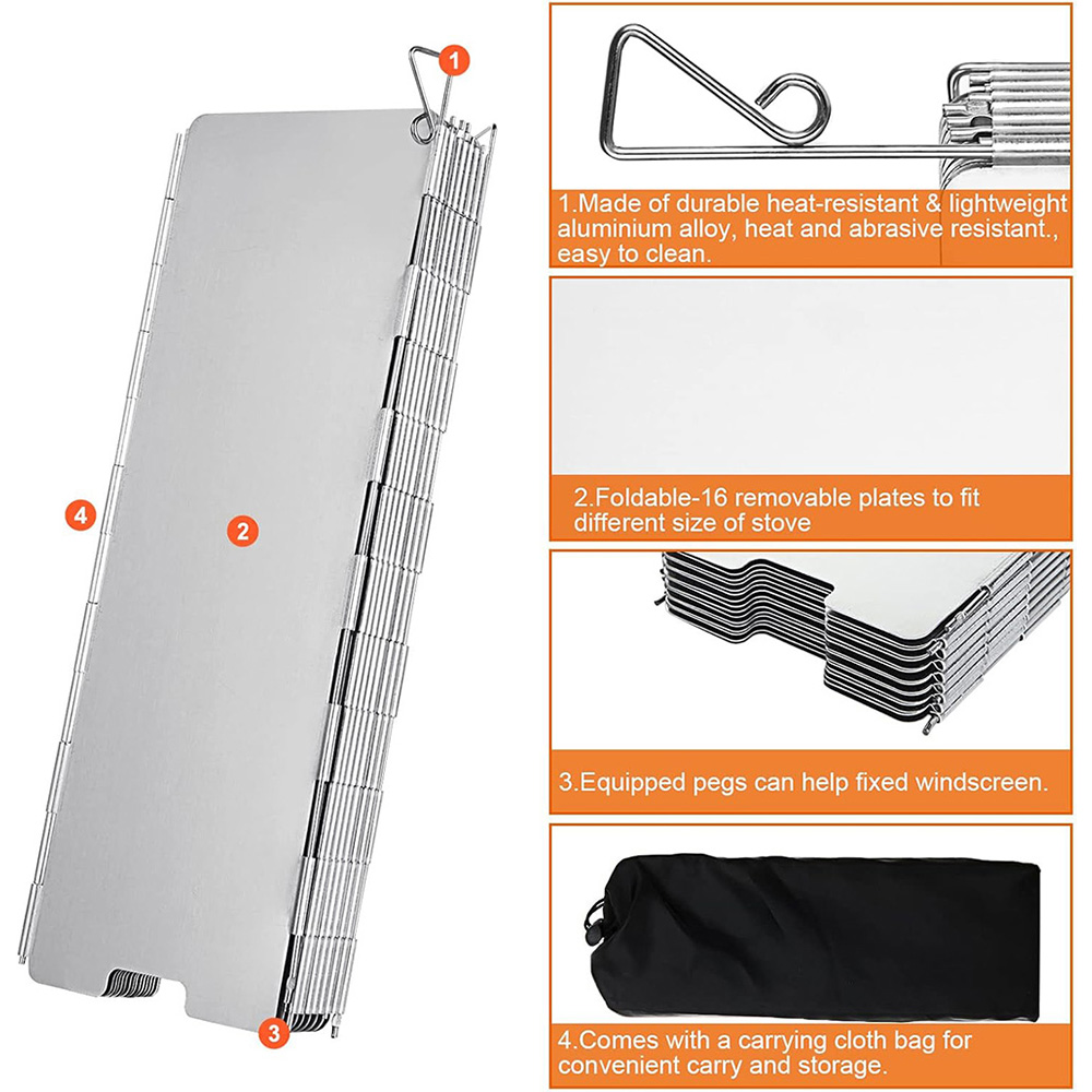 Parabrisas Plegable para Estuf - Camping Cooking Disc reseña y precio