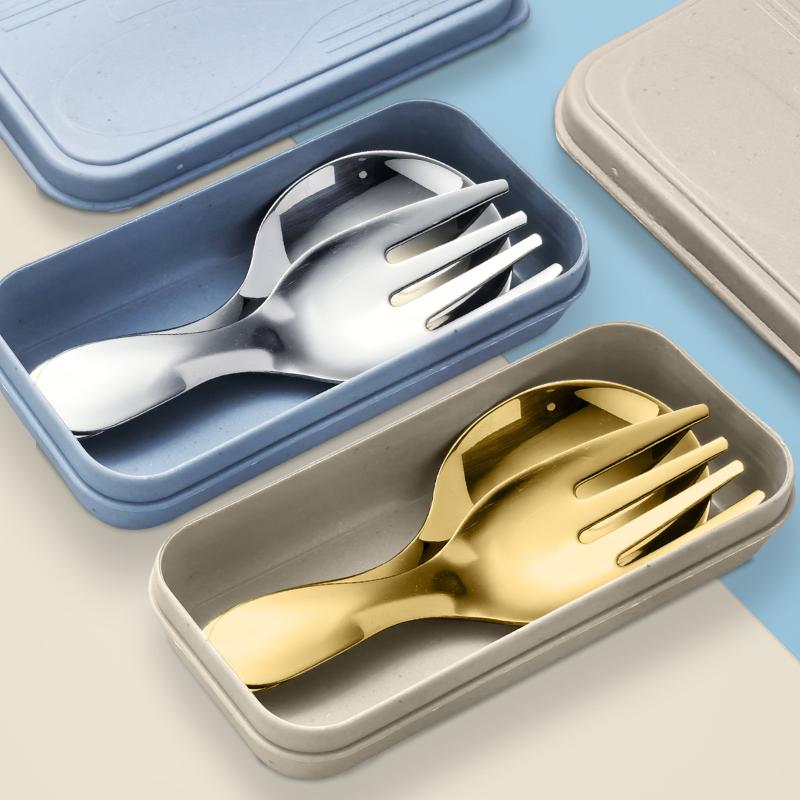 Juego de vajilla de acero inox - Camping Cooking And Cutlery Set reseña y precio