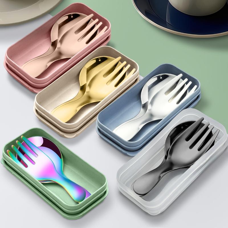 Juego de vajilla de acero inox - Camping Cooking And Cutlery Set reseña y precio