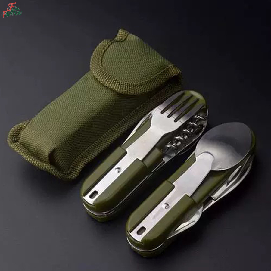 Juego de Utensilios de Viaje 5 - Camping Cooking Utensil Set reseña y precio