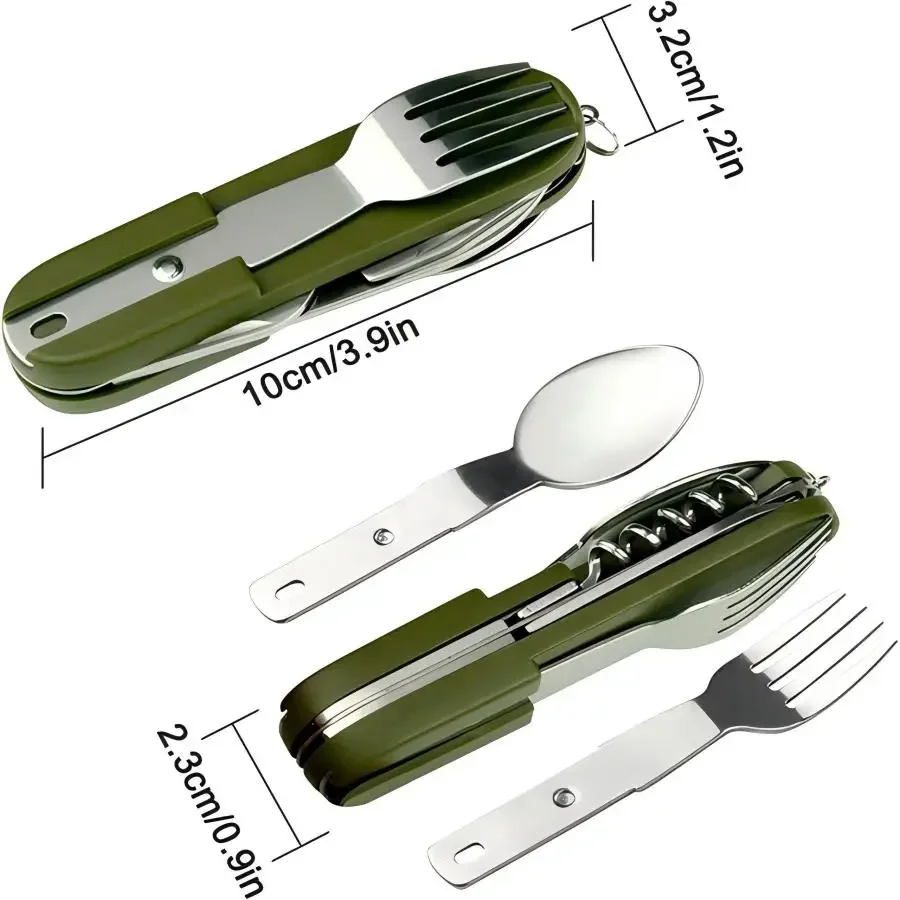 Juego de Utensilios de Viaje 5 - Camping Cooking Utensil Set reseña y precio