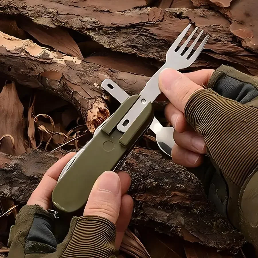 Juego de Utensilios de Viaje 5 - Camping Cooking Utensil Set reseña y precio