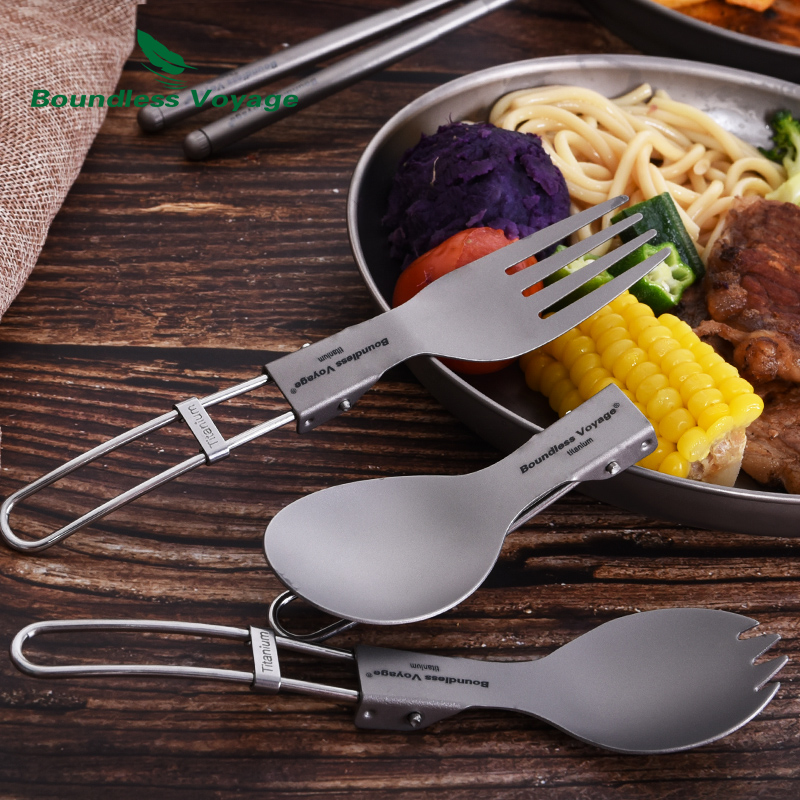Cubiertos de titanio para acam - Camping Cooking Disc reseña y precio