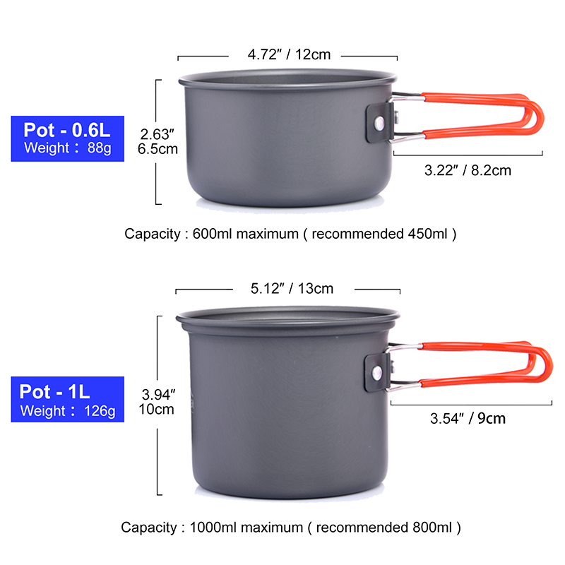 Widesea-Juego de utensilios de - Camping Cooking Utensil Set reseña y precio