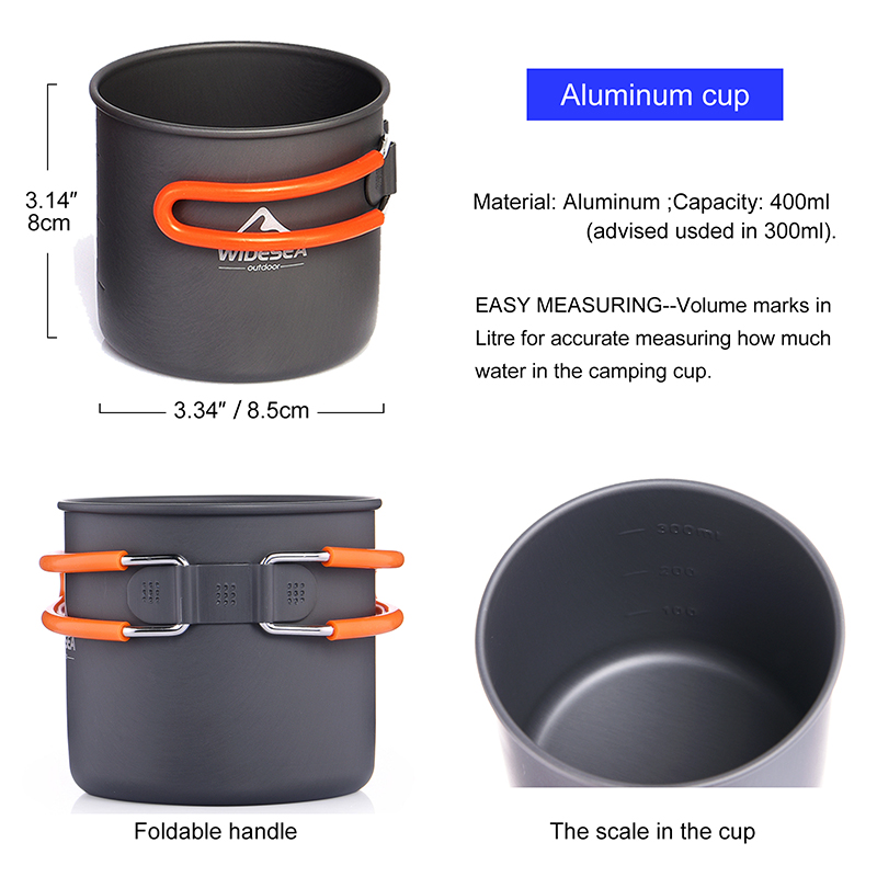 Widesea-Juego de utensilios de - Camping Cooking Utensil Set reseña y precio