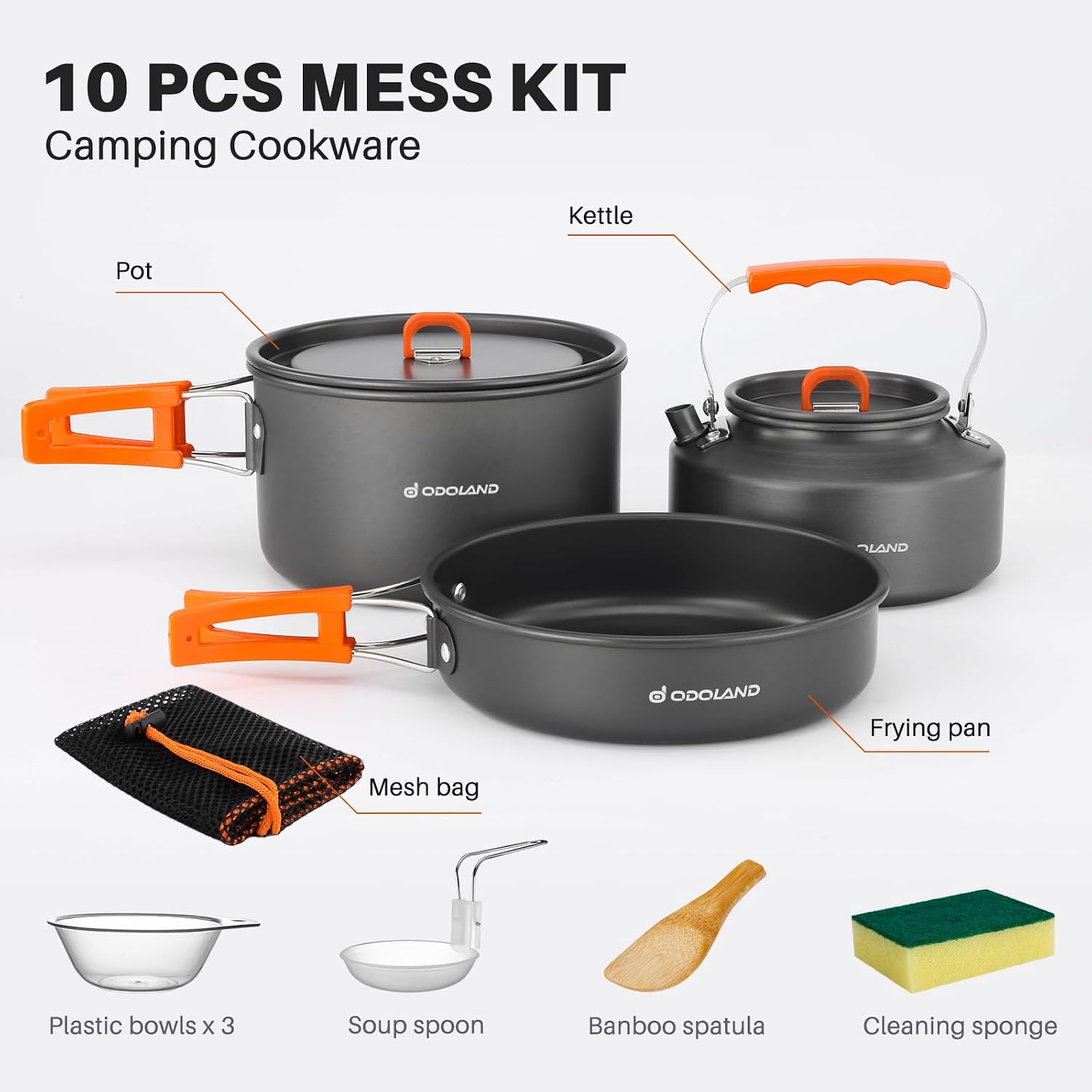Odoland Juego de 10 Utensilios - Camping Cooking Trangia reseña y precio