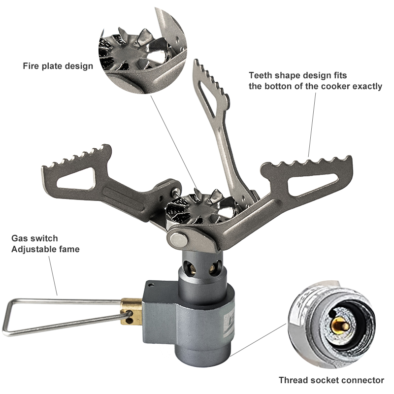 BRS-estufa de Gas para exterio - Camping Cooking Butane reseña y precio