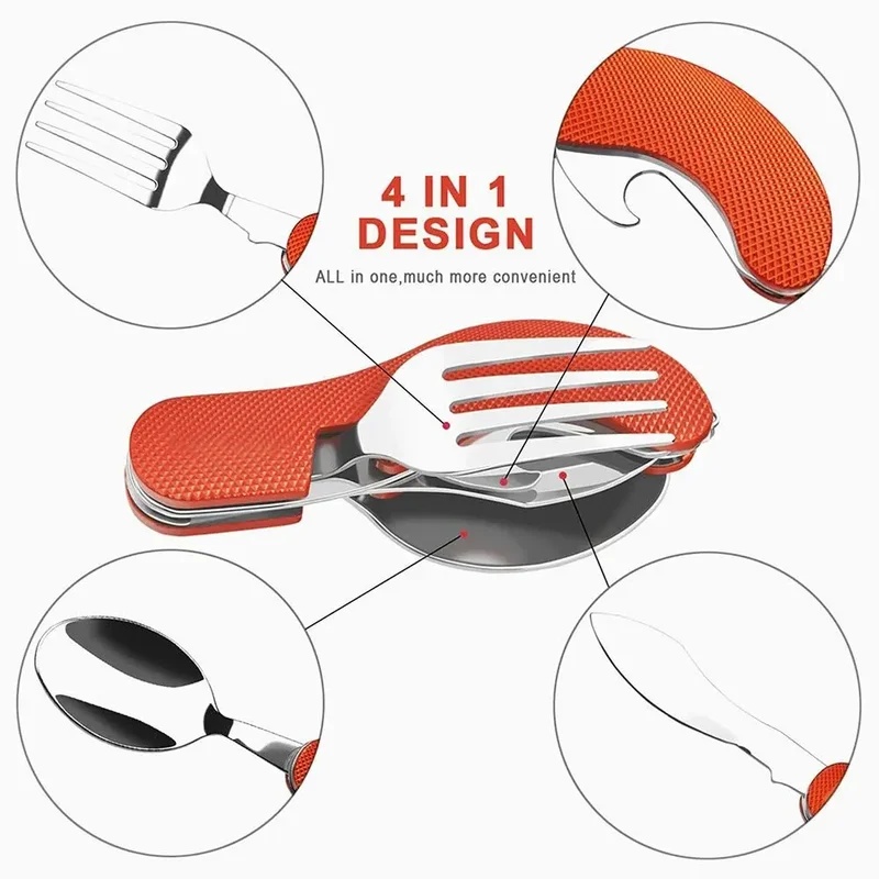 Cuchillería de Acero Inoxidabl - Camping Cooking And Cutlery Set reseña y precio