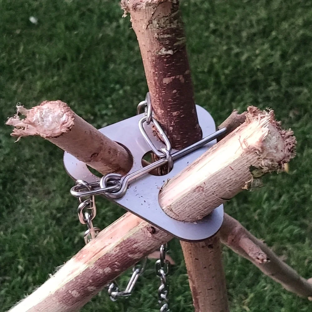 Trípode de Acero Inoxidable pa - Camping Hanging Cooking Pot reseña y precio