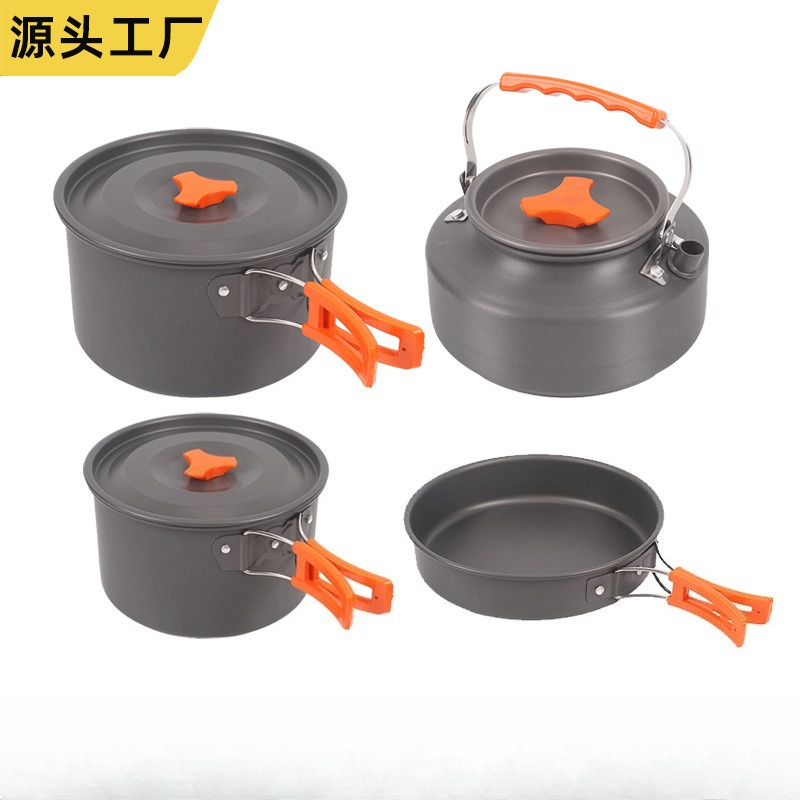 Juego de Utensilios de Cocina  - Camping Cooking Set With Kettle reseña y precio
