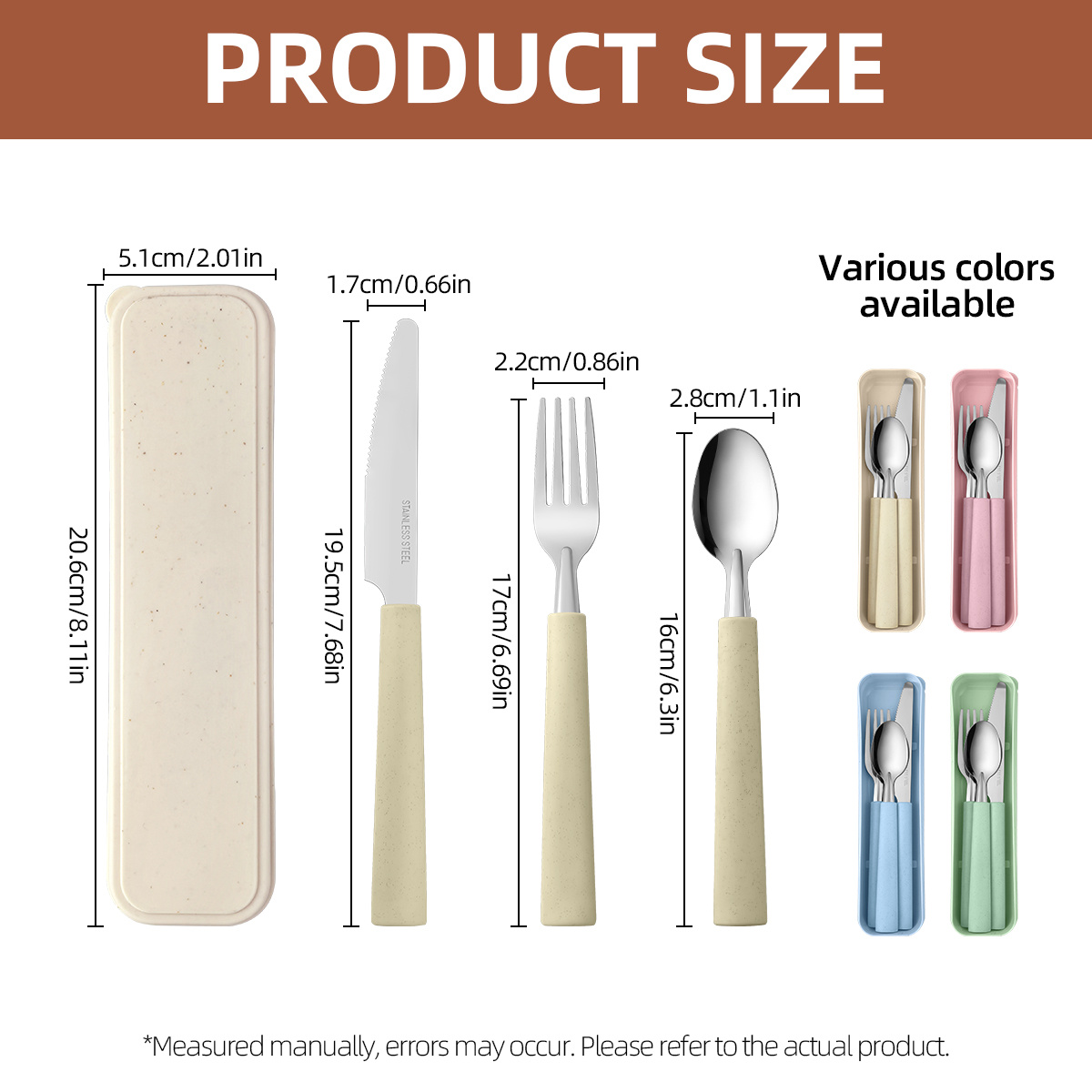 1 juego de cubiertos portátile - Camping Cooking And Cutlery Set reseña y precio