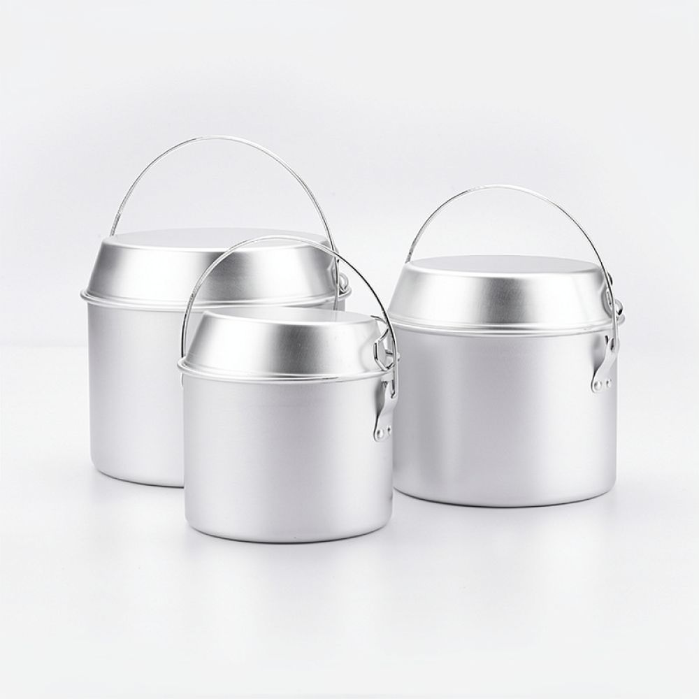 Juego de ollas de aluminio par - Camping Cooking Set Compact reseña y precio