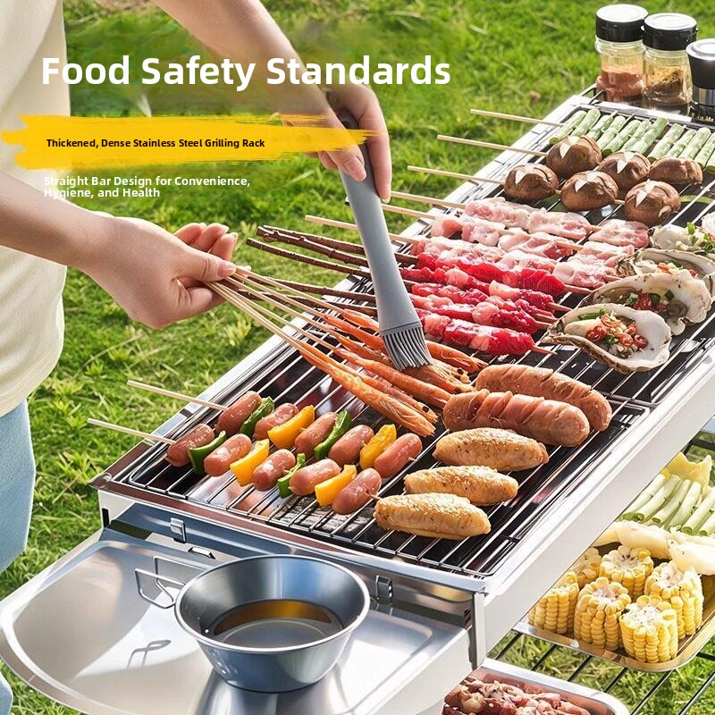 Parrilla Portátil de Acero Ino - Camping Cooking Requirements reseña y precio