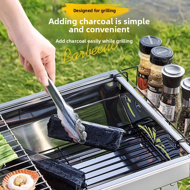 Parrilla Portátil de Acero Ino - Camping Cooking Requirements reseña y precio