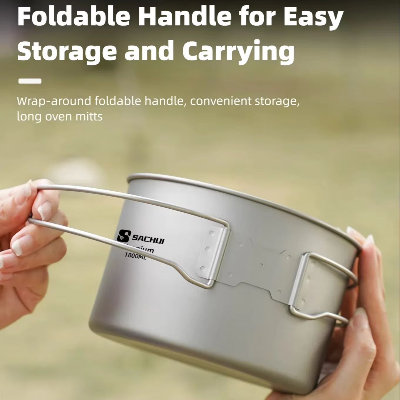 Olla portátil ultraligera de t - Camping Cooking Set Compact reseña y precio