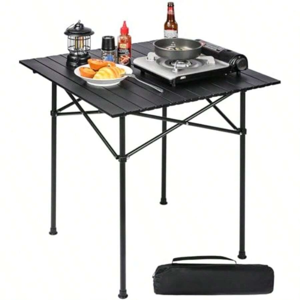 Mesa de camping enrollable, pl - Camping Cooking Requirements reseña y precio