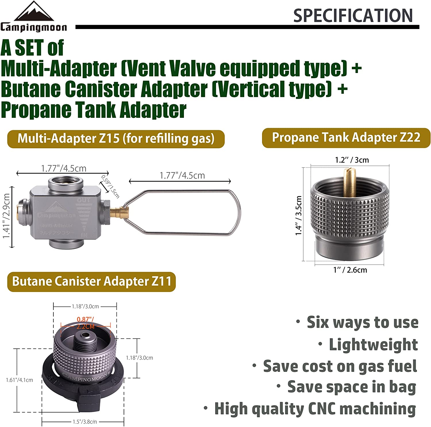 Adaptador de estufa de Gas, ah - Camping Cooking Butane reseña y precio