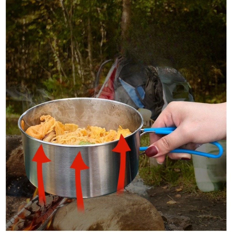 Juego de Utensilios de Cocina  - Camping Cooking Set With Kettle reseña y precio