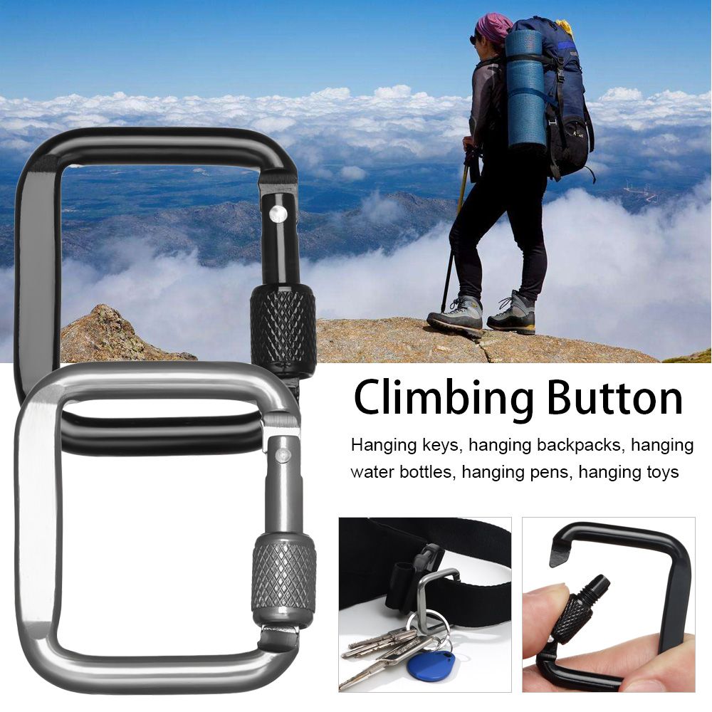 Mosquetón colorido triangular/ - Camping Cooking Can reseña y precio