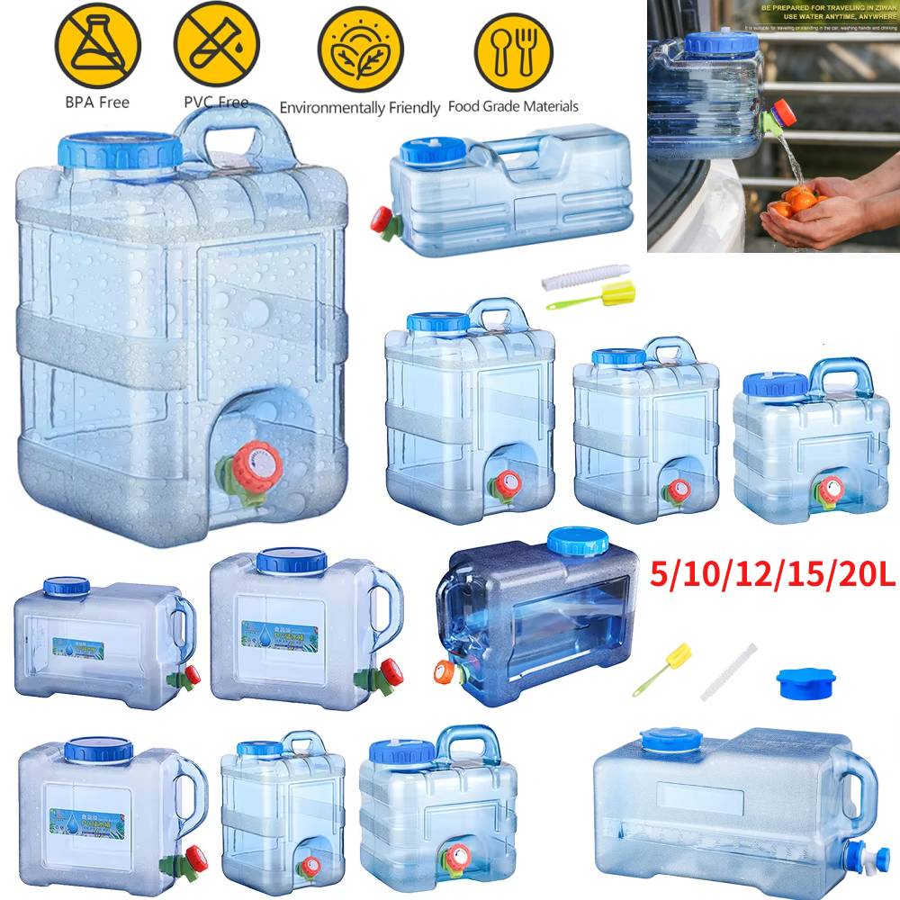 Cubo de agua potable de 5-15L, - Camping Cooking And Drinking reseña y precio